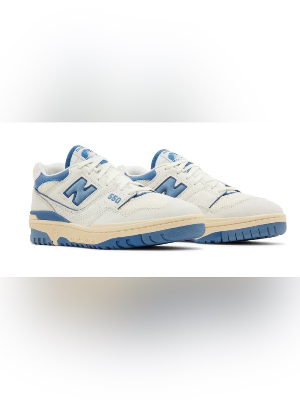 New Balance 550 sea salt pack blue agate GUC size M6.5 /W 8